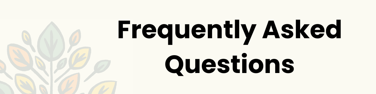 Frequently Asked Questions in black test on light colored background with conference watermark