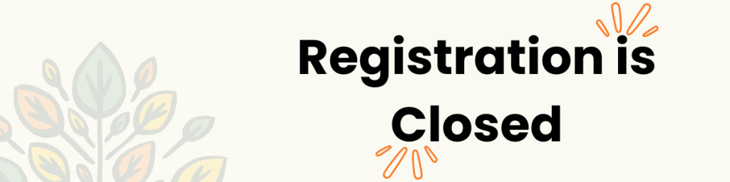 Registration is Closed